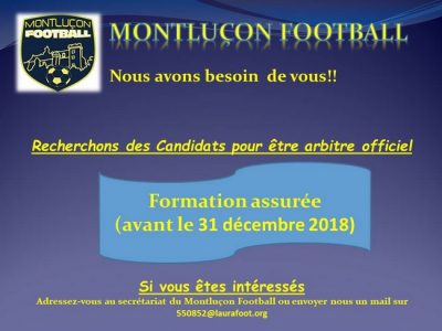 Arbitre Montluçon Foot
