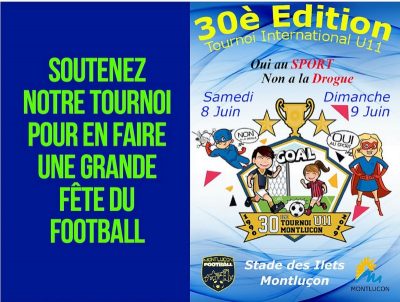 30ème tournoi U11 Montluçon Foot partenaires