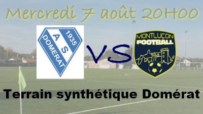 Montluçon Foot contre Domérat match amical