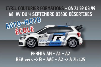 Auto_moto école Cyril Couturier Formations