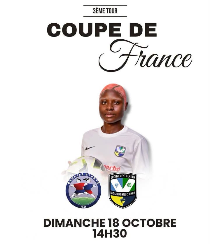 🖤🤍 𝗧𝗢𝗨𝗦 𝗔𝗩𝗘𝗖 𝗡𝗢𝗦 𝗙𝗘́𝗠𝗜𝗡𝗜𝗡𝗘𝗦 ! 🔥 🏆 Place au 3ème tour de la Coupe…